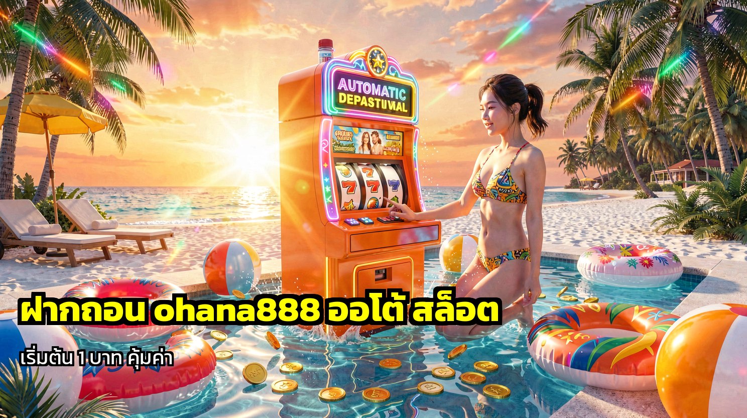 ฝากถอน ohana888 ออโต้